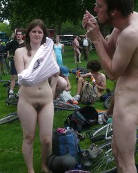 Bare bike protest