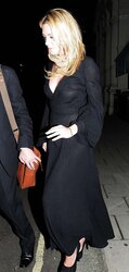 Abigail Clancy seethru upskirt leaving Harrys Bar