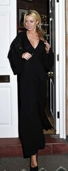 Abigail Clancy seethru upskirt leaving Harrys Bar
