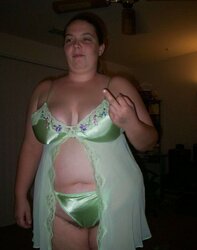 The wifey in green knickers