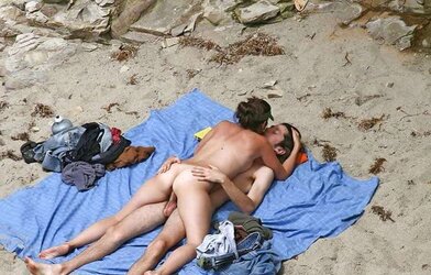 Nudists on the beach
