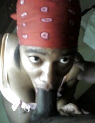 Real Ebony on Dark-Hued Throating N Screwing