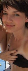 Brief hair artsy skinny sweetheart