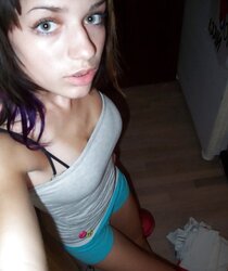 Brief hair artsy skinny sweetheart