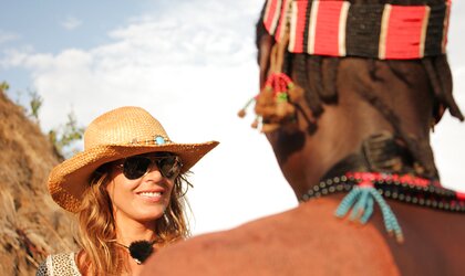 White dolls vacation in polygamous African tribes