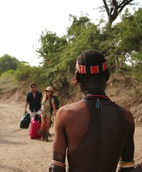 White dolls vacation in polygamous African tribes