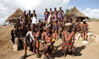 White dolls vacation in polygamous African tribes