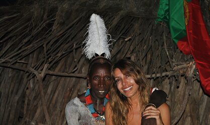 White dolls vacation in polygamous African tribes