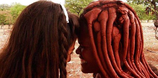 White dolls vacation in polygamous African tribes
