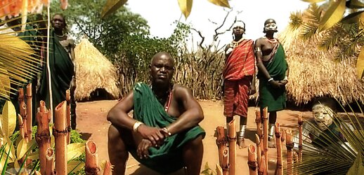 White dolls vacation in polygamous African tribes