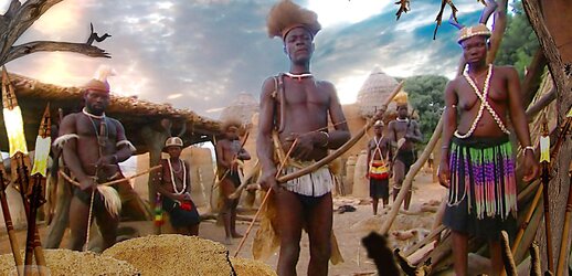 White dolls vacation in polygamous African tribes