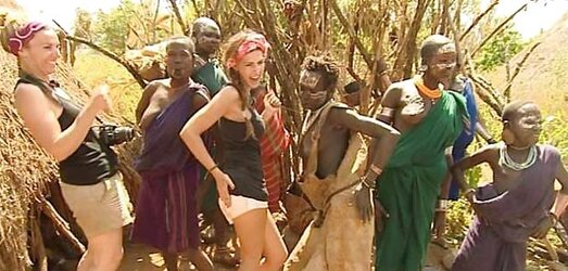 White dolls vacation in polygamous African tribes