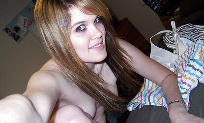 Fur Covered teenager displays everything