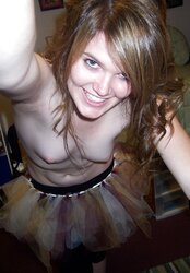Fur Covered teenager displays everything