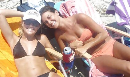 Warm honies in swimsuits