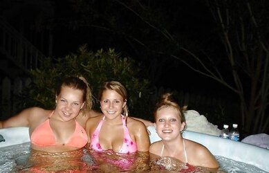 Warm honies in swimsuits
