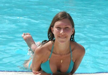 Warm honies in swimsuits