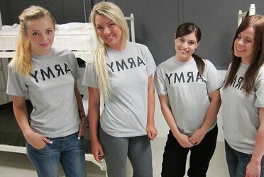 Army Barracks Lesbo Bang-Out