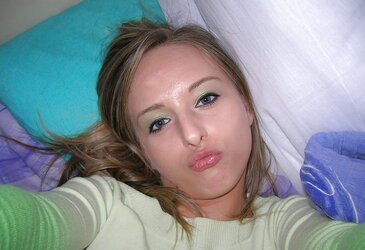 Lovely blond lady orbs