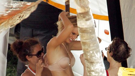 Backstage at a Fashionshow