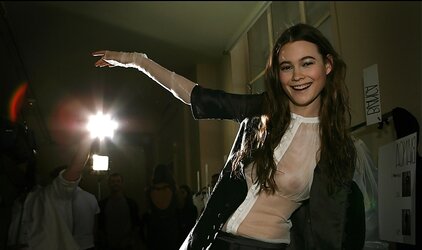 Backstage at a Fashionshow