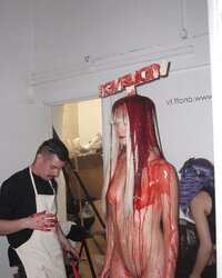 Backstage at a Fashionshow