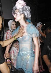 Backstage at a Fashionshow