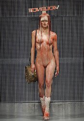 Backstage at a Fashionshow