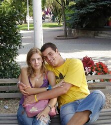 Hungarian blondie and her beau