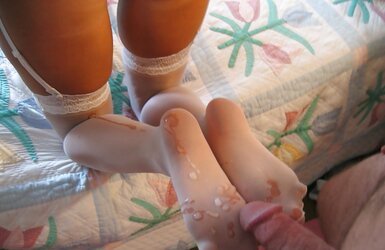 Towheaded enjoy to were nylon stocking , use soles