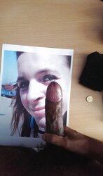 Jizz on my immense super hot nose
