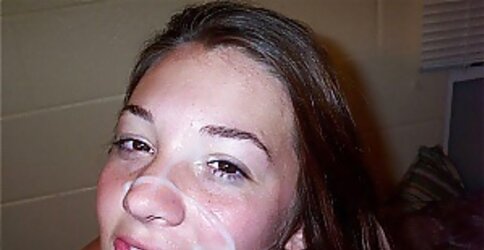 Ins gesicht gespritzt