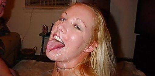 Ins gesicht gespritzt