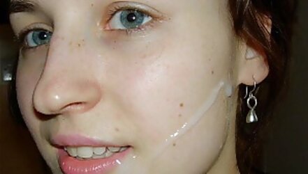 Ins gesicht gespritzt