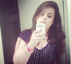 Dark hair, huge bra-stuffers