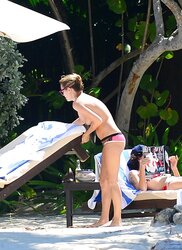 Kate Moss Sunbathes Stripped To The Waist on Vacation in Jamaica