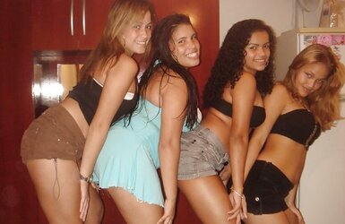 Honies from the slums of Rio de Janeiro.