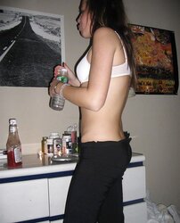 Highly super-cute gal shying away from a unclothe