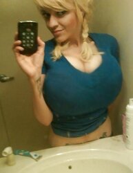 Blondes with huge breasts
