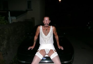 Me being used outdoors order by my sir