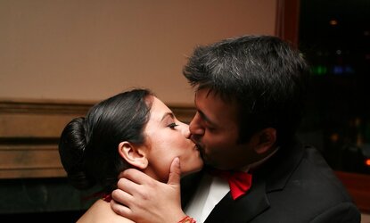 Real smooching indians