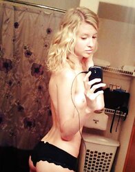 Teenager self images, mirror photos, teenager booty