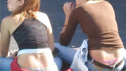 Inexperienced gang g-string panty