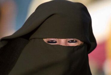 Adrienne whit burqa