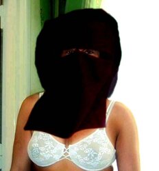 Adrienne whit burqa
