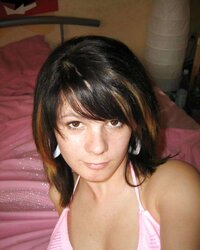 German woman naked posing