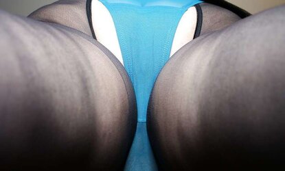 Mature Girl - upskirts and humid g-string