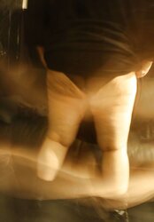 Mature Girl - upskirts and humid g-string