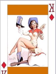 Gil Elvgrens Tweak up Playing Cards