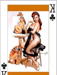 Gil Elvgrens Tweak up Playing Cards